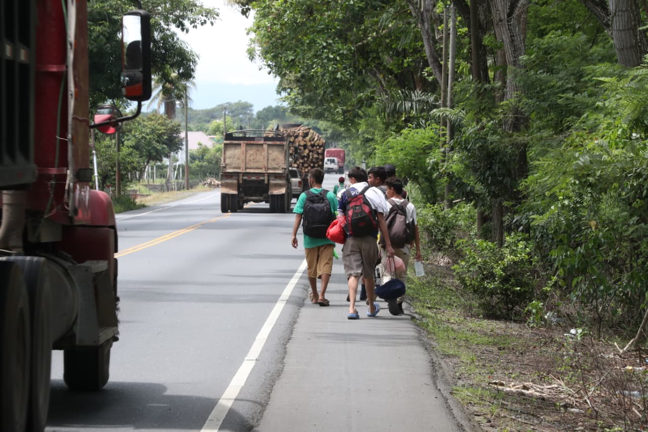 Caravana migrantes Honduras avanza Guatemala