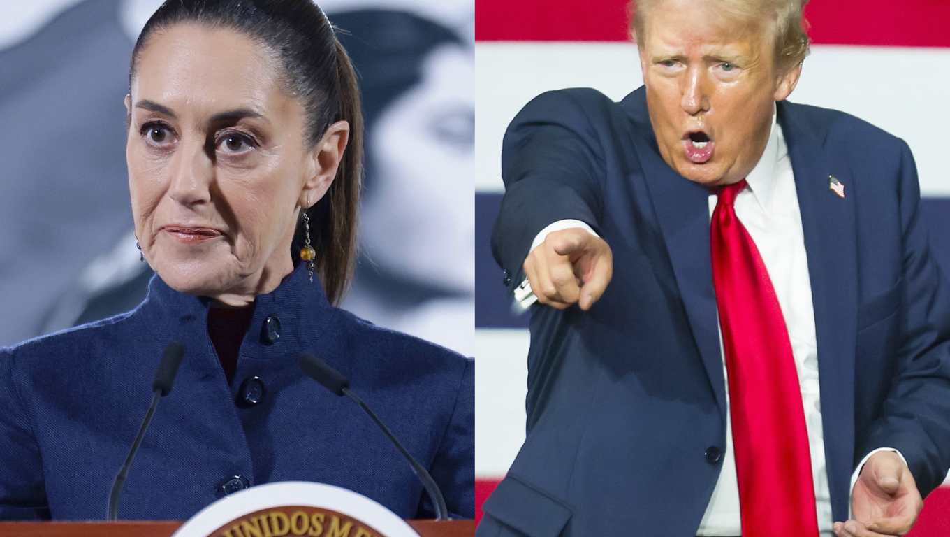 Claudia Sheinbaum y Donald Trump