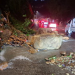 EMERGENCIAS POR LLUVIAS. DERRUMBE EN MIXCO