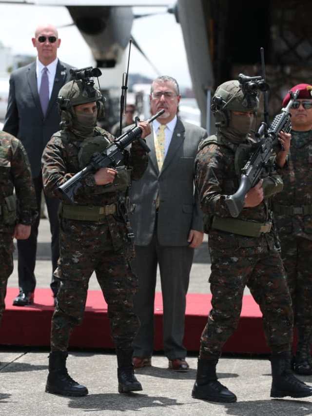 Guatemala recibe fusiles de EE. UU. tras casi cinco décadas de restricciones