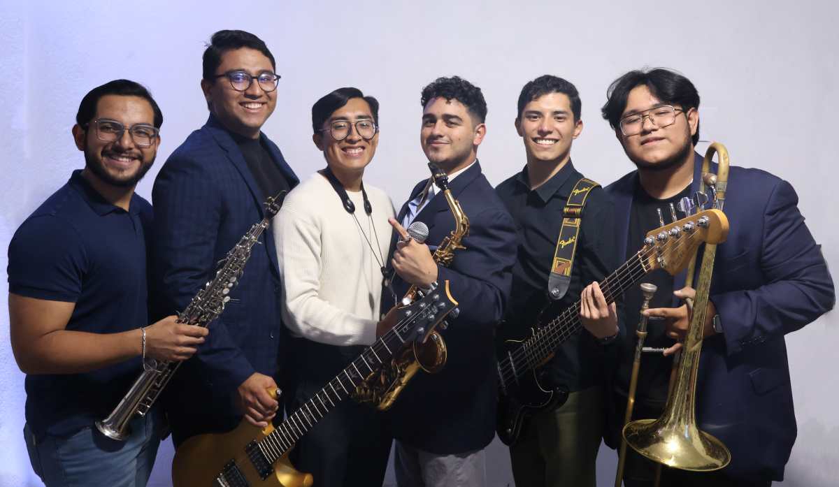 El proyecto musical Cuarto7 presenta su tributo a Luis Miguel. (Prensa Libre: Cortesía Cuarto7)