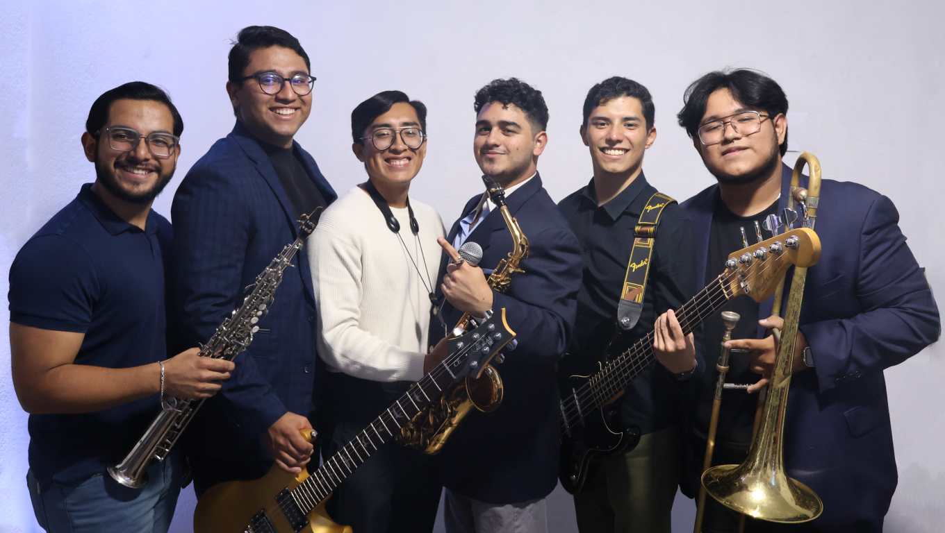El proyecto musical Cuarto7 presenta su tributo a Luis Miguel. (Prensa Libre: Cortesía Cuarto7)