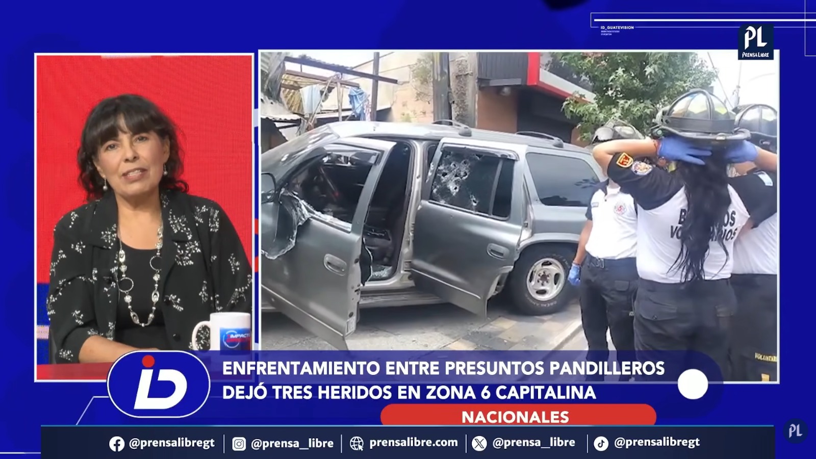 Una balacera atribuida preliminarmente a una disputa entre estructuras del Barrio 18 y la Mara Salvatrucha dejó tres heridos y dos capturados en la zona 6 capitalina, donde la PNC incautó fusiles, pistolas y un chaleco antibalas.
