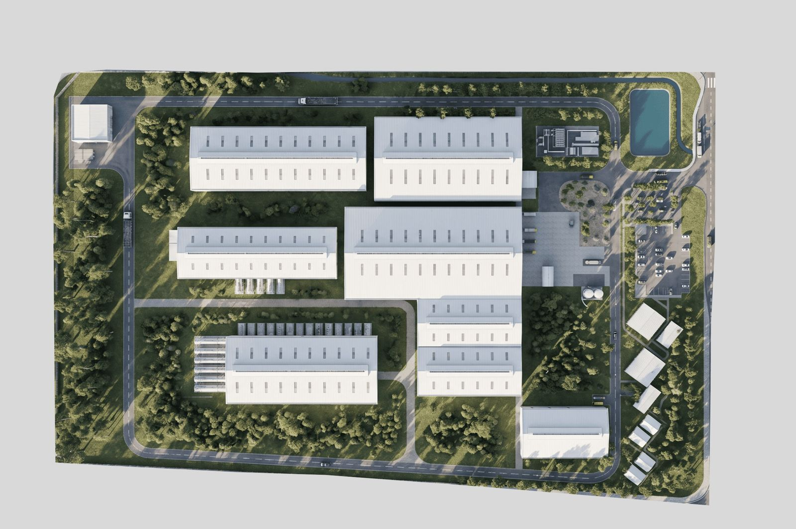 Render del diseño de la planta de TPS Guatemala, filial de TPS Landfill Solutions, empresa que espera transformar los residuos sólidos en energía, prevé iniciar operaciones en 2028. (Foto, Prensa Libre: cortesía TPS Guatemala)