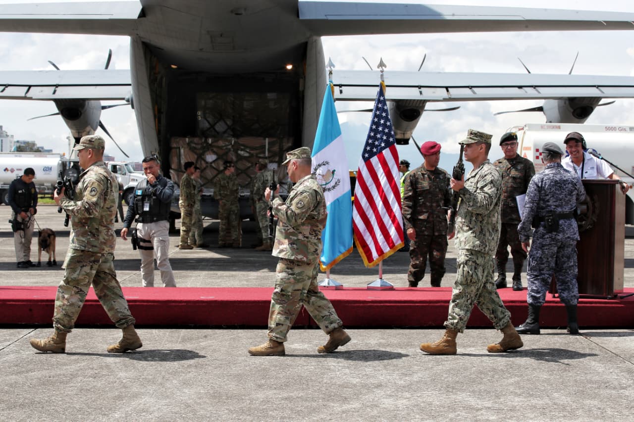 primer lote fusiles comprados a Estados Unidos Ejército de Guatemala