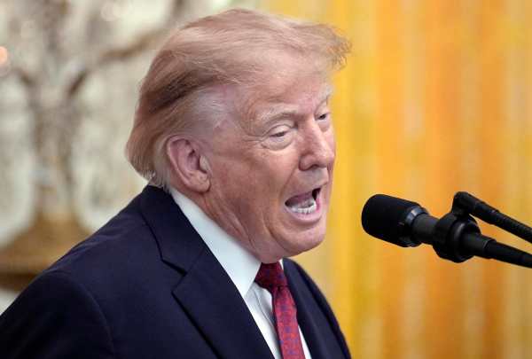 El presidente estadounidense, Donald Trump, habla en Washington, DC (EE.UU.), el 30 de septiembre de 2026. EFE/YURI GRIPAS/POOL