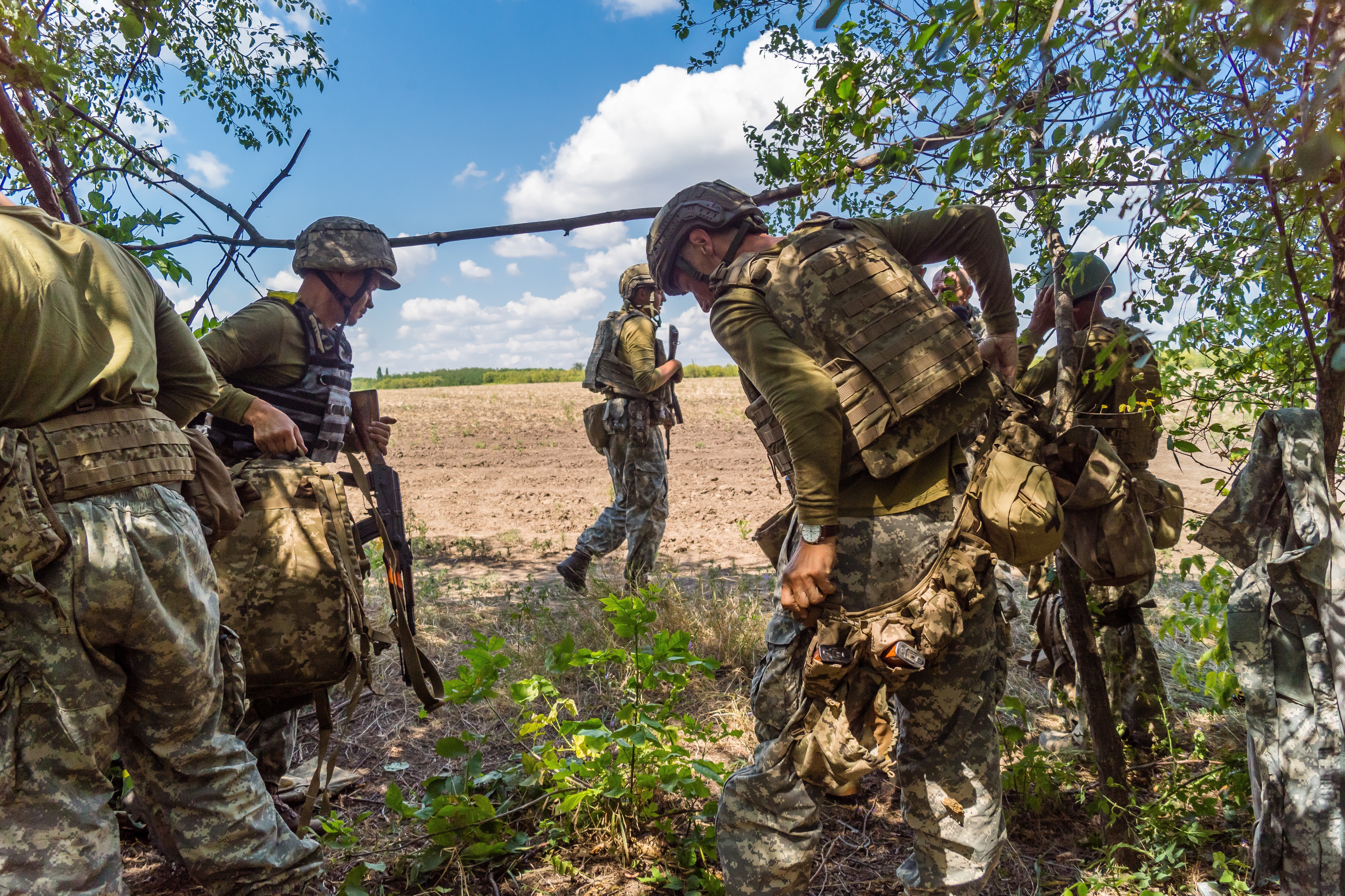 Tropas rusas del conflicto Rusia-Ucrania