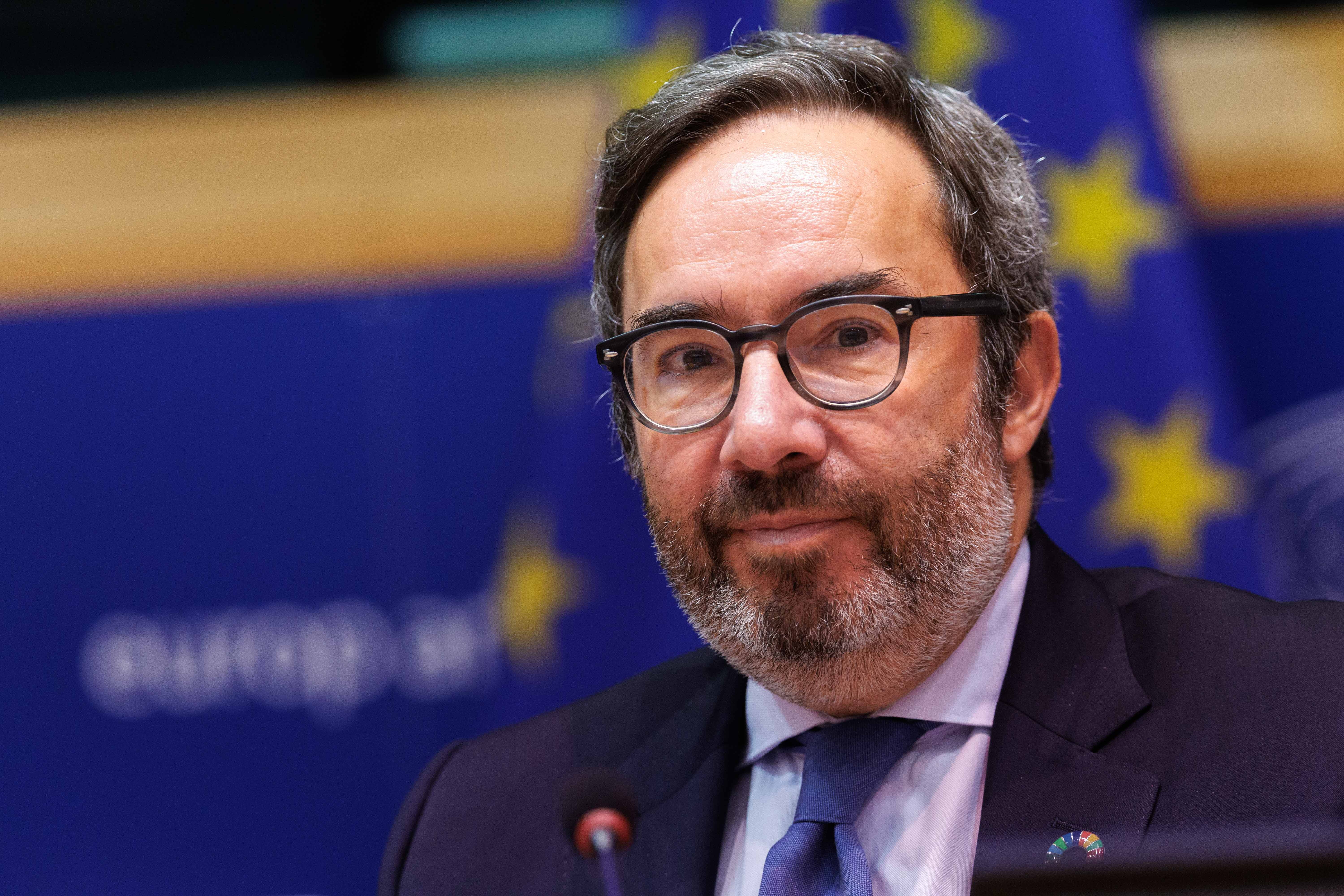 El director ejecutivo de la Oficina de las Naciones Unidas de Servicios para Proyectos (UNOPS), Jorge Moreira da Silva. (Foto Prensa Libre: EFE/EPA/OLIVIER MATTHYS).