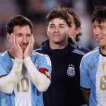 “Me es imposible expresar todo lo que siento”: el mensaje de Messi después de despedirse de Argentina.(Foto Prensa Libre: EFE).