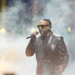 AME5018. NUEVA YORK (ESTADOS UNIDOS), 10/10/2026.- El cantante puertorriqueño Don Omar canta durante su concierto este sábado, en el Barclays Center en Nueva York (Estados Unidos). EFE/ Ángel Colmenares