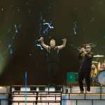 MEX00. CIUDAD DE MÉXICO (MÉXICO), 10/10/2026.- El cantante español Alejandro Sanz se presenta durante un concierto como parte de su gira ¿Y Ahora Qué? este sábado, en el estadio GNP de la Ciudad de México (México). EFE/José Méndez