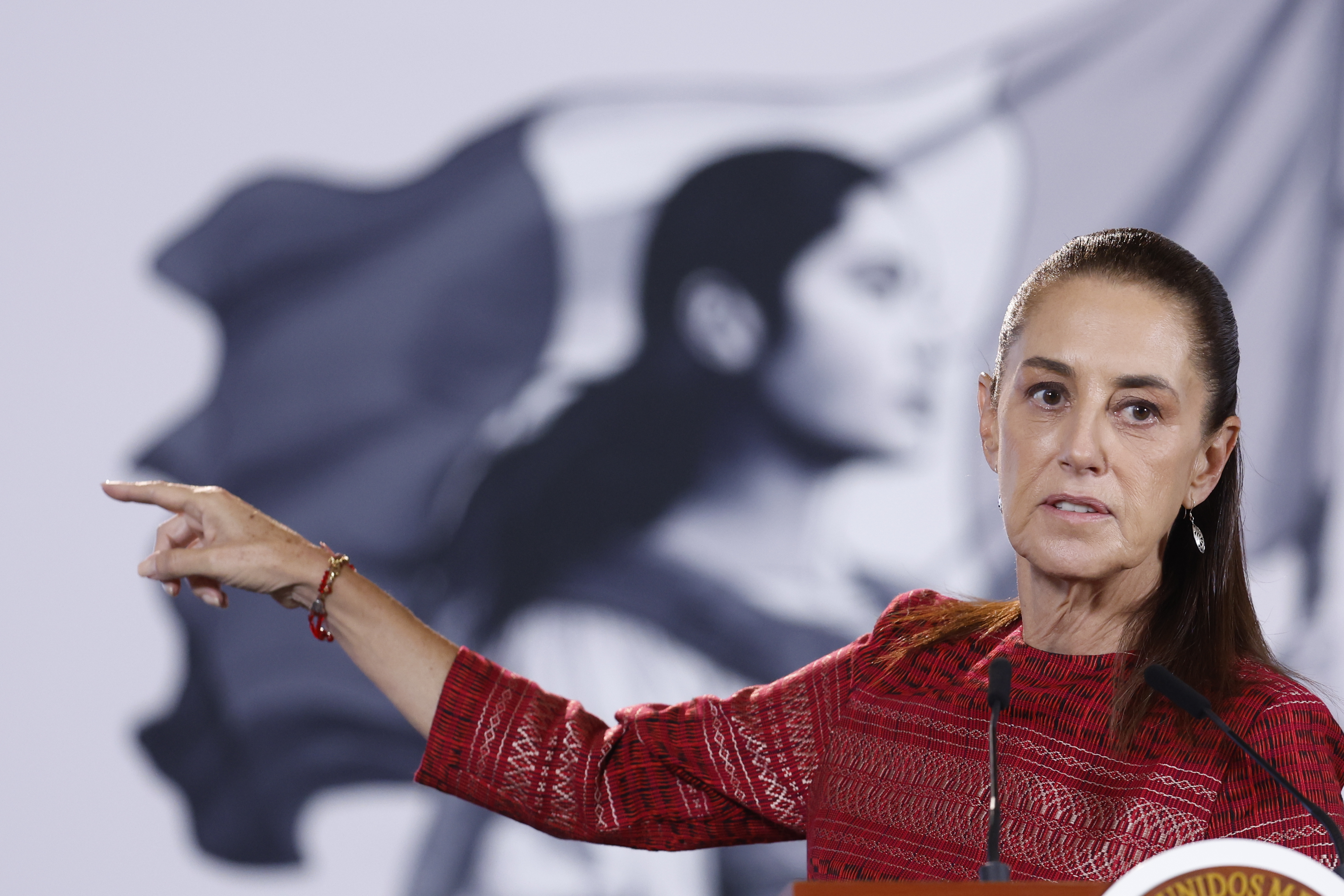 La presidenta de México, Claudia Sheinbaum. (Foto Prensa Libre: EFE/Sáshenka Gutiérrez).