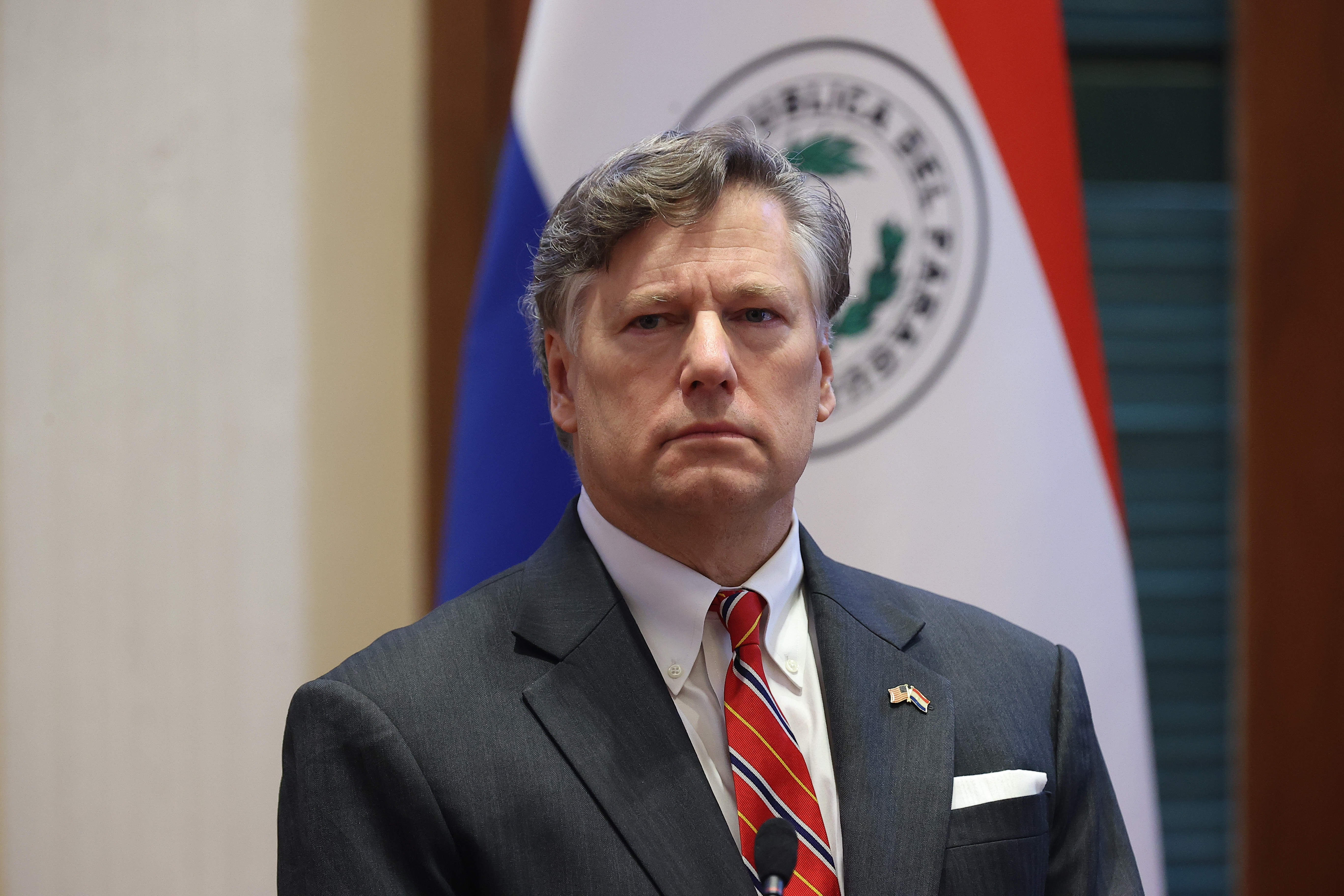 El subsecretario de Estado de los Estados Unidos, Christopher Landau. (Foto Prensa Libre: EFE/ Juan Pablo Pino). 