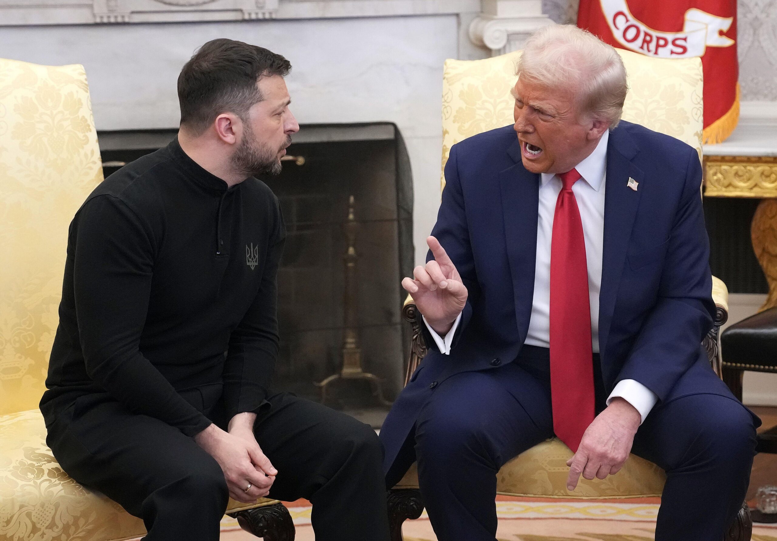 Trump y Zelenski.