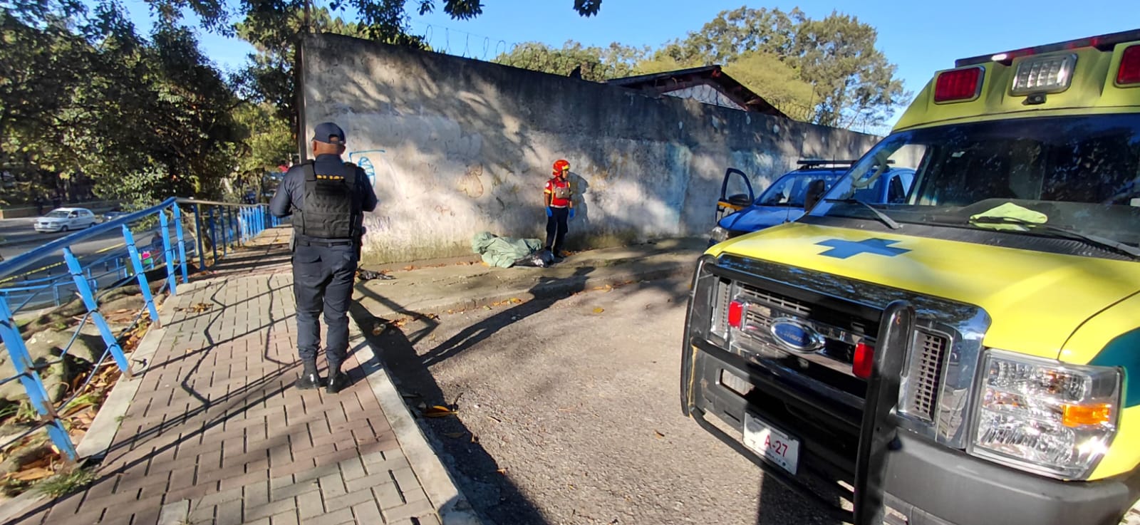 Bomberos Municipales hallazgo de bolsas con posibles restos humanos