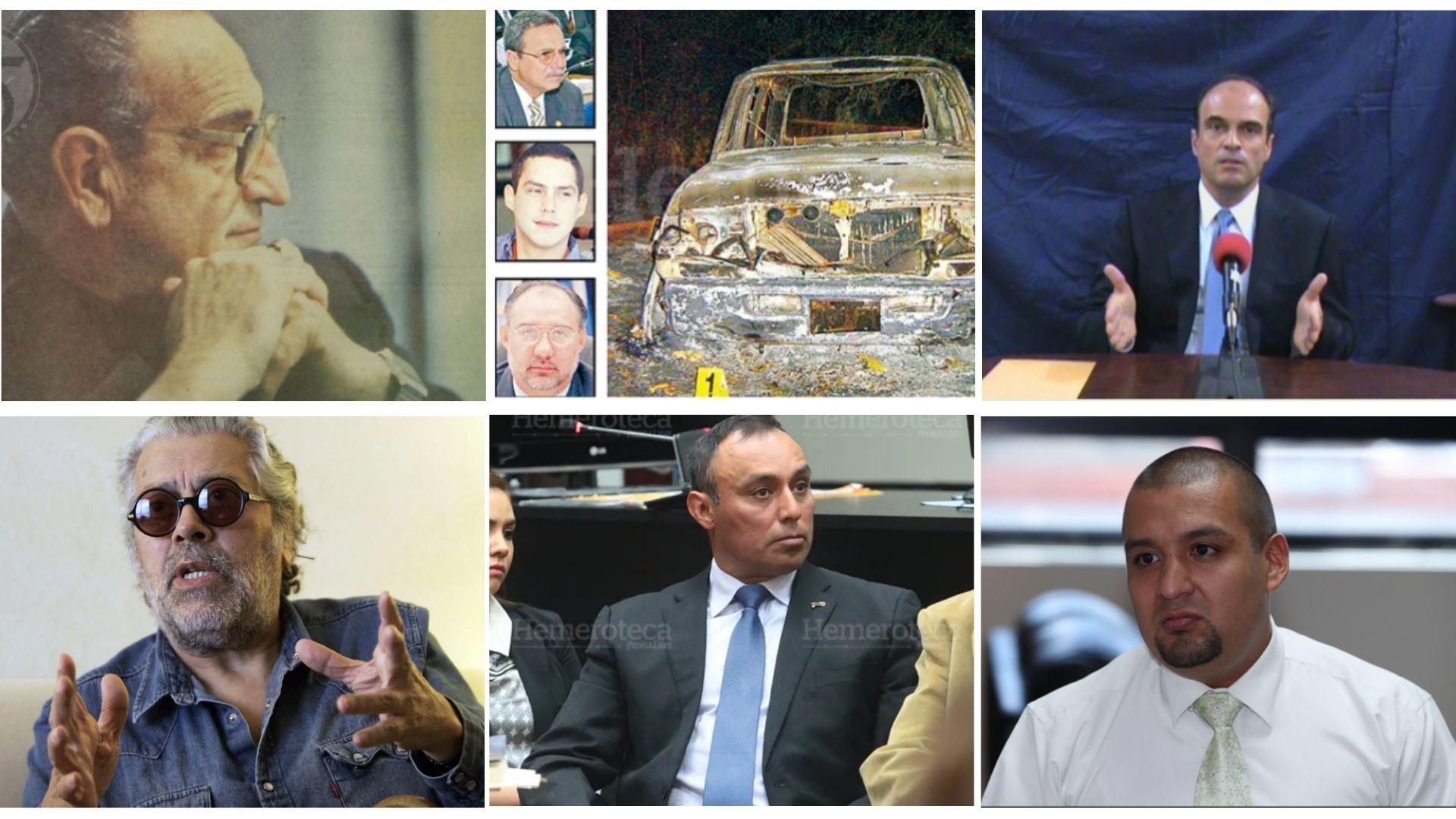 Asesinatos de alto impacto en Guatemala: casos que marcaron al país y cuyos procesos judiciales tuvieron distintos resultados. (Foto, Prensa Libre: Hemeroteca)