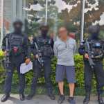 Agentes de la PNC capturan en la zona 10 a un mexicano de 57 años requerido por Estados Unidos por un cargo relacionado con la importación de narcóticos. (Foto Prensa Libre: MP)