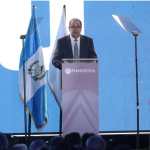 José Miguel Torrebiarte, presidente de la Fundación para el Desarrollo de Guatemala (Fundesa), durante el Encuentro Nacional de Empresarios por el Desarrollo (Enade) 2026, celebrado el jueves 8 de octubre. (Foto Prensa Libre: Érick Ávila)
