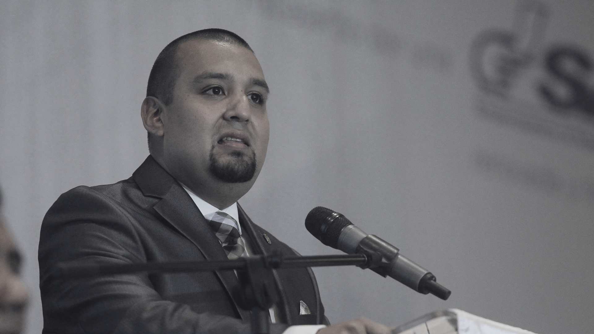 uan Francisco Solórzano Foppa durante una actividad oficial en 2017.