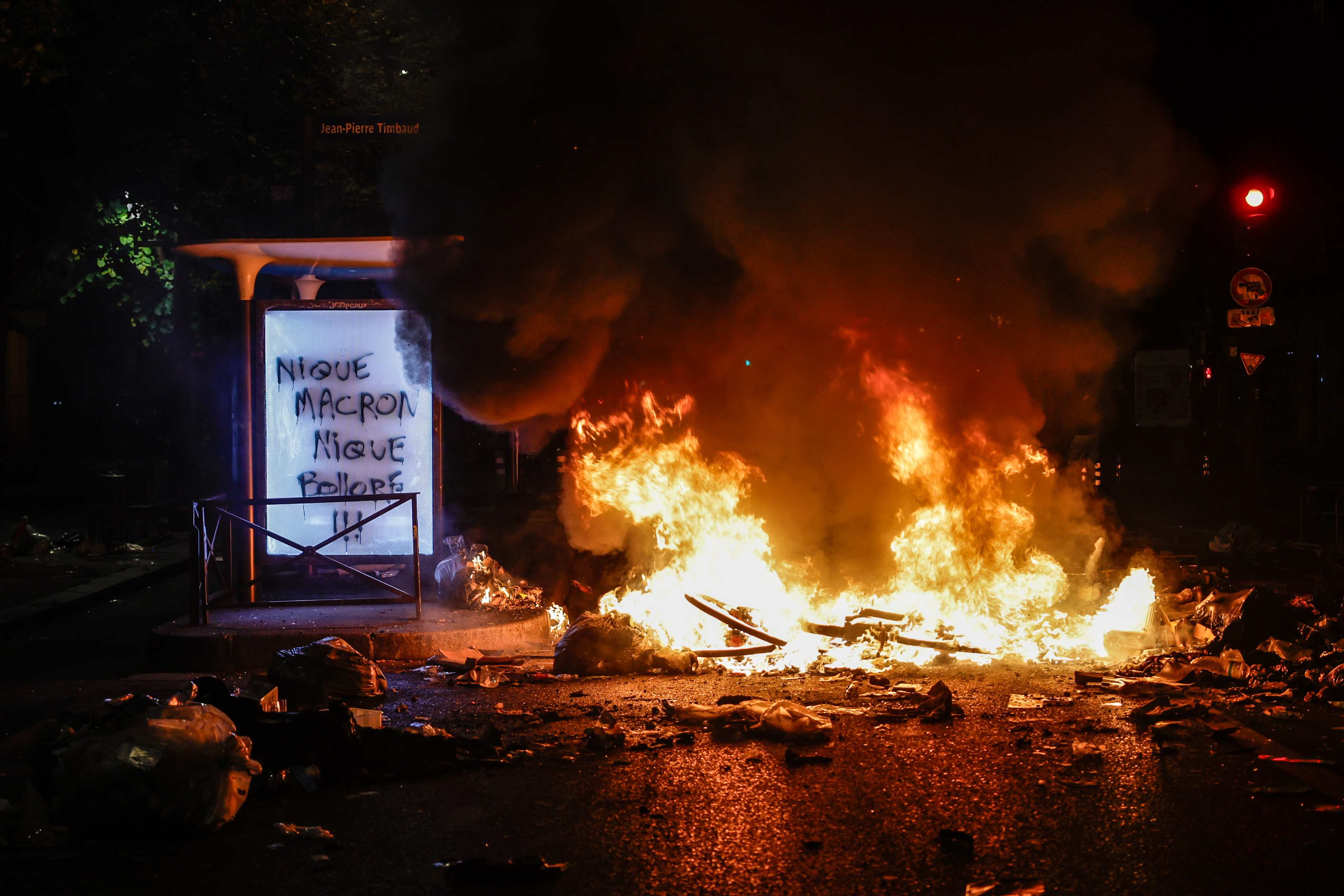PROTESTA EN FRANCIA ALTO COSTO DE VIDA'