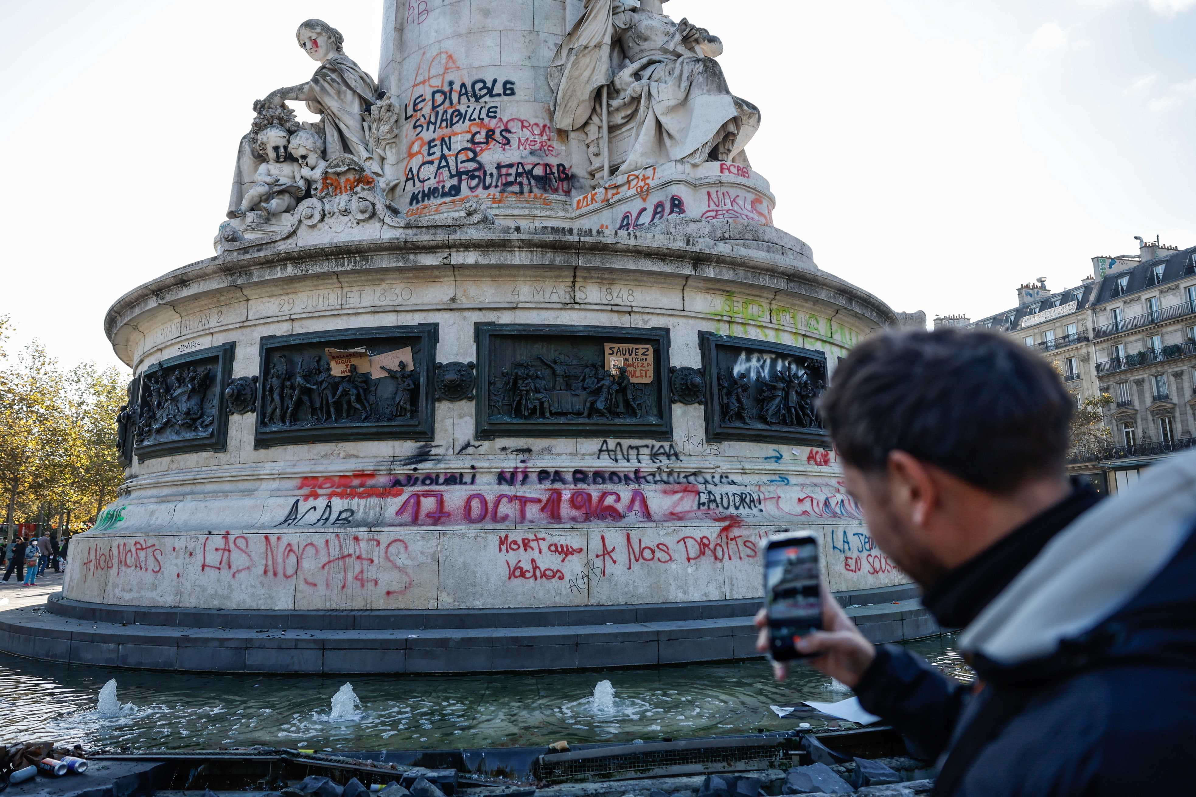 PROTESTA EN FRANCIA ALTO COSTO DE VIDA'