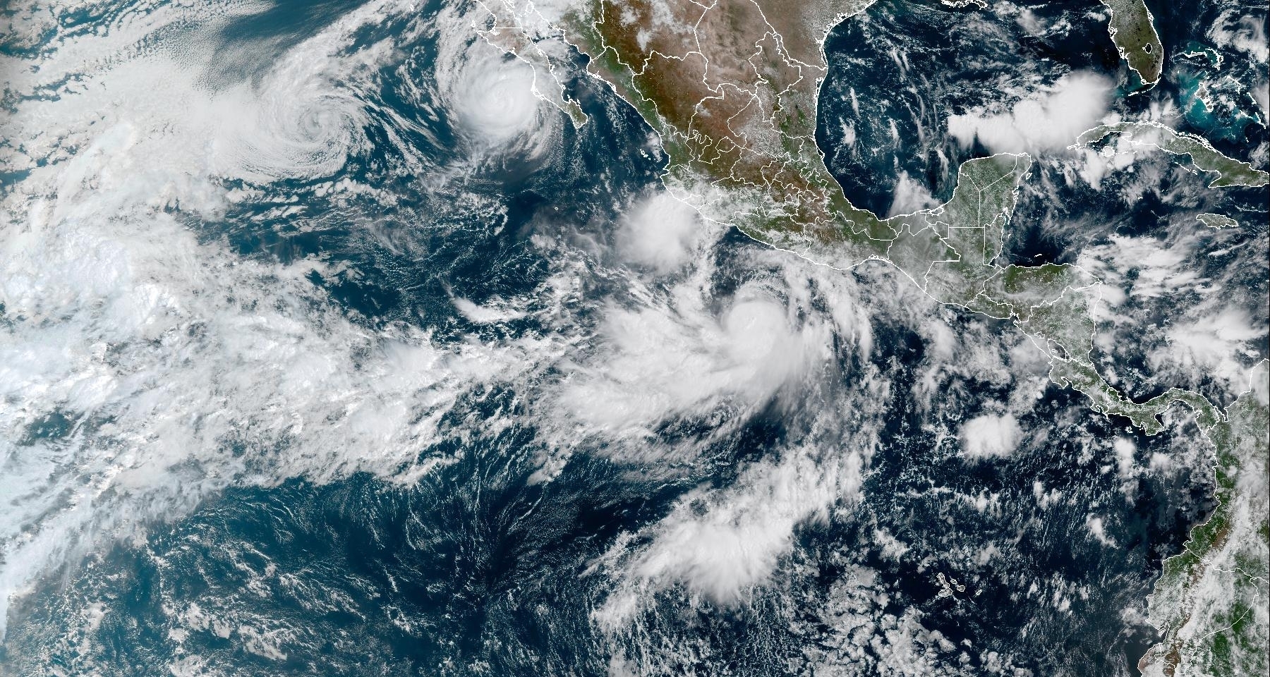 El huracán Polo y la tormenta tropical Rachel