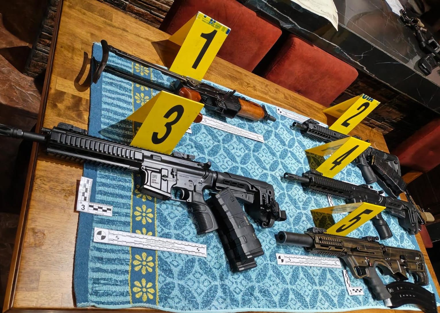 PNC incauta nueve armas de fuego y 196 m...
