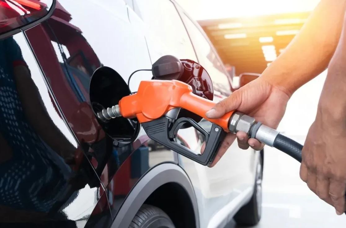 combustibles dispensador de combustibles persona despachando SS
