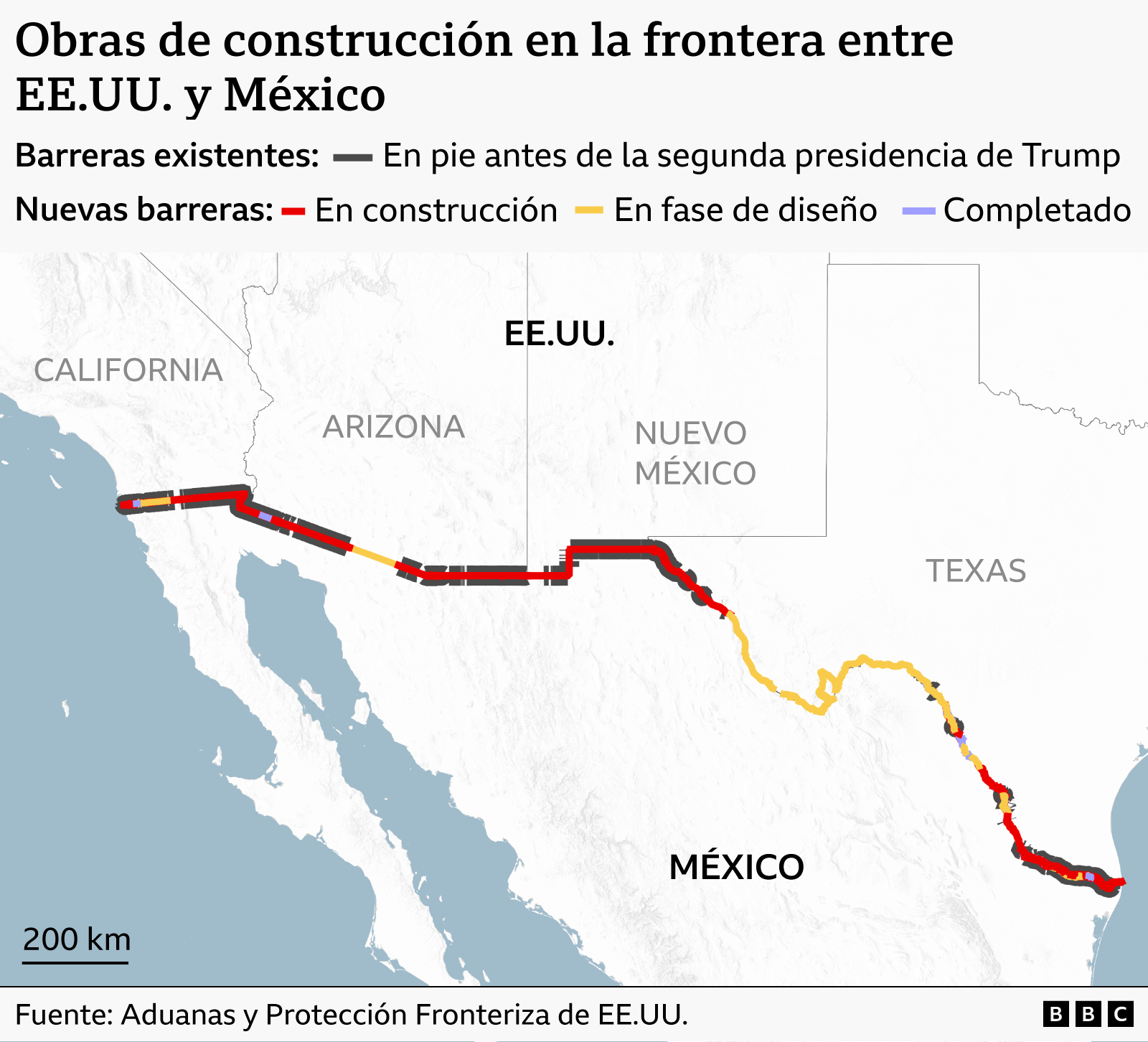 Inmigrantes que buscan asilo en Estados Unidos, en un campamento improvisado entre las fronteras con México, extienden sus manos a través de los barrotes de la barrera. Solo se puede ver la mitad de sus rostros y algunas manos a través de los huecos de la valla.