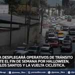 Los controles de alcoholemia comenzarán este viernes 30 de octubre, mientras que el domingo 1 de noviembre habrá restricciones de circulación por la Vuelta Ciclística y operativos en los cementerios de la capital.